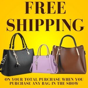 NEW BAG: FREE SHIPPING ON YOUR BUNDLE ORDER WITH PURCHASE OF ANY BAG TODAY